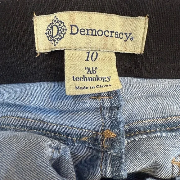 Democracy Blue Straight Leg Jeans - Picture 3 of 5